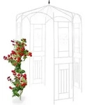 Rosenpavillon Metall, Rankhilfe F&uuml;r Kletterpflanzen, Garten, Dekorativer