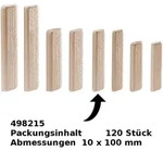 Domino D&uuml;bel Buche D 10x100/120 Bu &ndash; 498215 - Festool