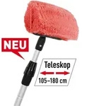 Nigrin Teleskop Waschb&uuml;rste Aluminium Weiche Pvc Borsten