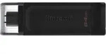 Kingston Technology Datatraveler 70 Usb-stick 64 Gb Usb Typ-c 3.2 Gen 1 (3.1 Gen 1)