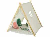 Children Kids Play Tent Playhouse with Floor Mat OSS02-W - Sobuy