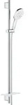 Grohe Brausestangenset Rainshower Smartactive 130 Stg 90cm, 3 S-art., Begr 9,5 L/m.,
