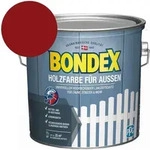 Bondex - Holzfarbe F&uuml;r Au&szlig;en - Gr&ouml;&szlig;e: 2,5 L - Farbe: Schwedenrot - Nr.: 435472