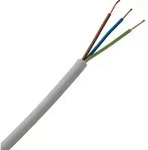 Feuchtraumleitung, Mantelleitung Nym-j 3gx1,5mm2, 3-adrig, 10m, Grau - 150810841 -