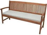 Bankauflage Base Bk Hellgrau, 150x48x5 Cm - Beautissu