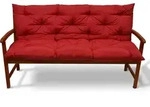 Bankauflage Flair Br Rot, 100x100x10 Cm - Beautissu