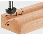 Hohlkehlfr&auml;ser Hw S8 R12,7 &ndash; 490987 - Festool