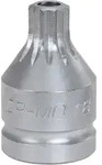 3/4' Kraft-bit-stecknuss Vielzahn Mit Bohrung, Kurz, M16