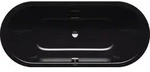 Classic Duo Oval Wanne 180 X 80 X 43cm, Schwarz