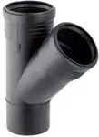Geberit - Silent Pp Abzweig 390532141 Dn 100/50, 45grad, Schalloptimiert