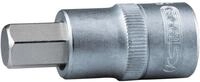 1' Bit-stecknuss Innensechskant, Kurz, 22 Mm
