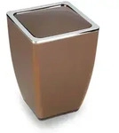 Trendline - Kosmetikeimer Cube 5l Cappuccino M&uuml;lleimer Schwingdeckeleimer Badeimer