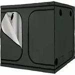 Zelsius - Grow Tent 200 X 200 X 200 Cm Grau/schwarz Pflanzenzucht Indoor
