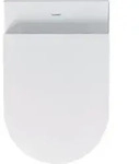 Me By Starck - Wand-wc Mit Wc-sitz Softclose, Rimless, Mit Wondergliss, Wei&szlig;