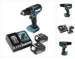 Makita Dhp 485 Rg Akku Schlagbohrschrauber 18 V 50 Nm Brushless + 2x Akku 6,0...