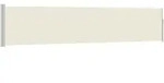 Ausziehbare Seitenmarkise 100&times;500 Cm Creme Vidaxl