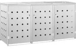M&uuml;lltonnenbox F&uuml;r 3 Tonnen 240 L Edelstahl - Vidaxl
