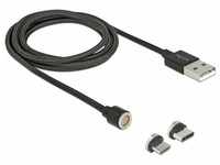 DeLOCK Delock USB Lade/Datenkabel Magnetic Micro USB-B / USB Type-C 1,10 m (85723)