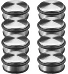 8x T&uuml;rstopper, T&uuml;rpuffer, T&uuml;rd&auml;mpfer, Edelstahl, Flach, Schwere T&uuml;ren,