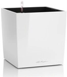 Lechuza&reg; Pflanzgef&auml;&szlig;e Cube Premium 50 Taupe Hochglanz All-in-one