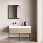 Talos - Mirage Badspiegel 50 X 60 Cm - Mit Steckdose - Badezimmerspiegel - Led