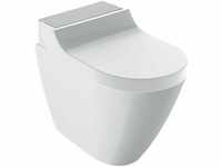 Geberit AquaClean Tuma Comfort WC-Komplettanlage, Stand-WC, Farbe: Edelstahl