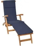 Deckchair Auflage Loftlux Dc 175x45x5 Cm Dunkelblau, 175x45x5 Cm - Beautissu