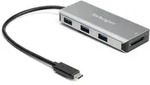 3-port Usb Hub Startech Hb31c3asdmb Silber