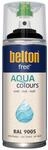 Free Lackspray Aquacolours 400 Ml Tiefschwarz Matt Spr&uuml;hlacke - Belton