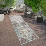 Paco Home - In- & Outdoor Teppich Modern Orient Print Terrassen Teppich T&uuml;rkis