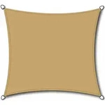 Solino Sonnensegel Sand 180g/m2 Hdpe, Quadratisch, 3,6x3,6m