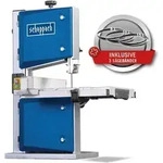 Scheppach - Bands&auml;ge Hbs30 Ausziehbarer Tisch Bis 520mm Inkl. 3 S&auml;gebl&auml;tter Holz