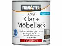 Klar- und Möbellack glanzstabil farblos 750 ml für Innen Lack - Primaster