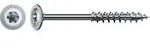 Banyo - Spax Hi.force, 8 X 450 Mm, 25 St&uuml;ck, Teilgewinde, Tellerkopf, T-star Plus