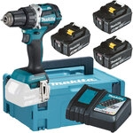 Bohrschrauber Bl 18v Lxt (2x5,0 Ah + 1 X3,0 Ah) In Makpac Makita Ddf484jx1