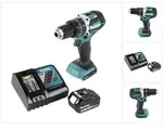 Makita Dhp 484 Rg1 Akku Schlagbohrschrauber 18 V 54 Nm Brushless + 1x Akku 6,0...