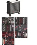 Werkstattwagen Series Xl, Edelstahl-arbeitsplatte, Mit Sortiment, Anzahl Werkzeuge:
