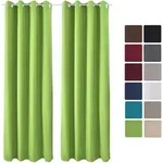 2er Set &Ouml;senschal Amelie Luna Thermo 140x245 Cm Gr&uuml;n