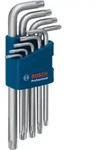 Bosch Professional - Innensechskantschl&uuml;sselsatz Torx 9tlg. (1600a01th4)
