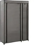 Faltschrank Grau 110x45x175 Cm Stoff Vidaxl