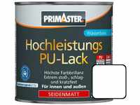 Hochleistungs PU-Lack 375ml 2in1 Weiß Seidenmatt Acryllack - Primaster