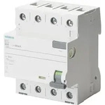 Siemens Fi-schutzschalter, 4-polig, Typ B, Kurzzeitverz&ouml;gert, In: 25 A, 30 Ma