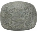 Vidaxl - Handgefertigter Sitzpuff Olivgr&uuml;n 45 X 30 Cm Jute