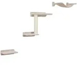 Katzen-kletterwand Zugspitze Holz Beige Kerbl