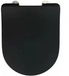 Sedilo Wc-sitz Aus Duroplast, Farbe Schwarz