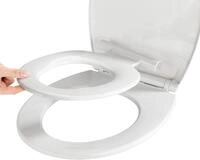 Wenko Wc-sitz Syros Family, Thermoplast, Mit Absenkautomatik, Wei&szlig;, Thermoplast