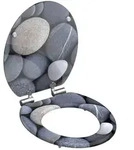 Sch&uuml;tte - Kirchhoff - Mdf Wc-sitz Grey Stones Mit Absenkautomatik - 80130