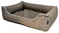 Lebon - Hundebett Paula Eckig Dunkelbeige Transportboxen & H&auml;user
