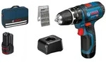 Akku-schlagbohrschrauber Gsb 12v-15 Mit 2x 2,0 Ah Akku + Lader In Tasche - Bosch