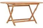 Gartentisch Klappbar 160&times;80&times;75 Cm Massivholz Teak - Vidaxl